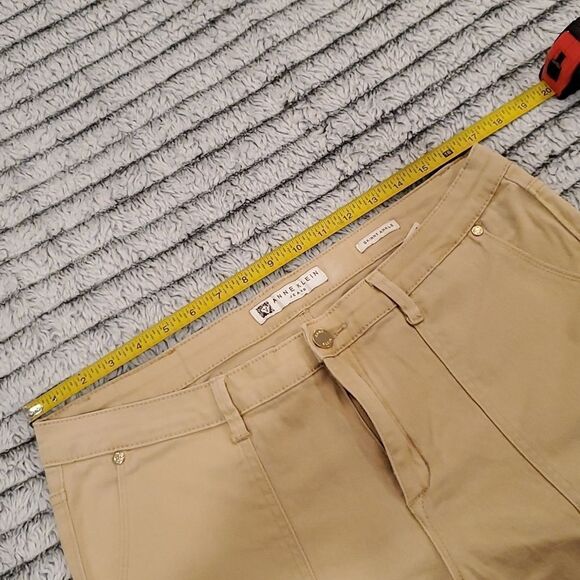 Tan Anne Klein skinny ankle jeans size 14 - Picture 8 of 10